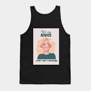 Funny Quote girl Tank Top